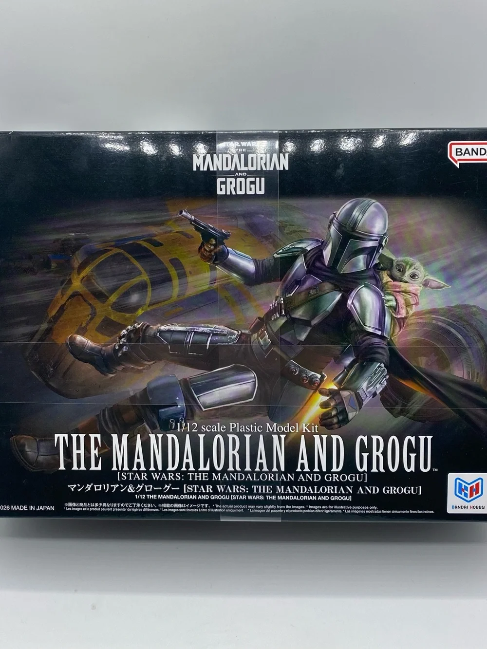 Bandai Hobby Star Wars The Mandalorian & Grogu 1/12 Scale Figure Model Kit